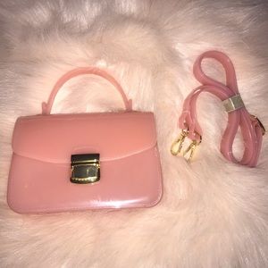 Mini Pink Jelly Purse